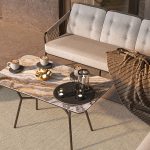 Metal Wood-Grain Chair