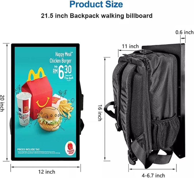 digital backpack advertising